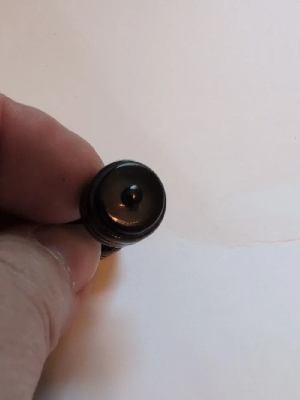 Black Dumbbell Charm